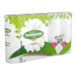 Twinsaver 2 Ply Classic Fresh Toilet Tissue (Pack of 15)
